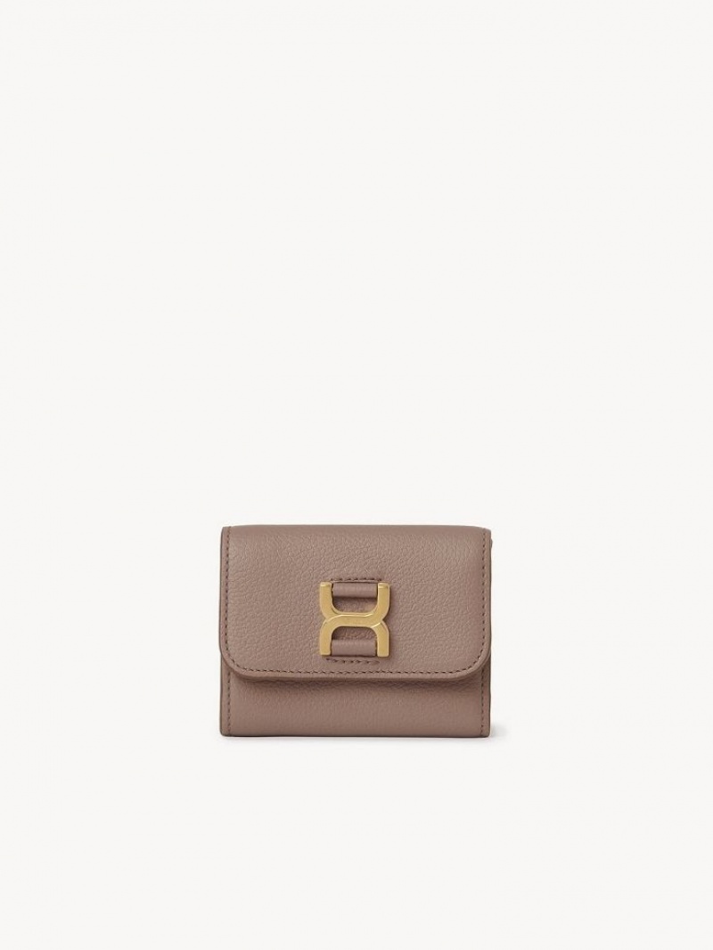 Chloe Marcie Small Tri-fold Pieni lompakko Ruskea | CHE-SR14296