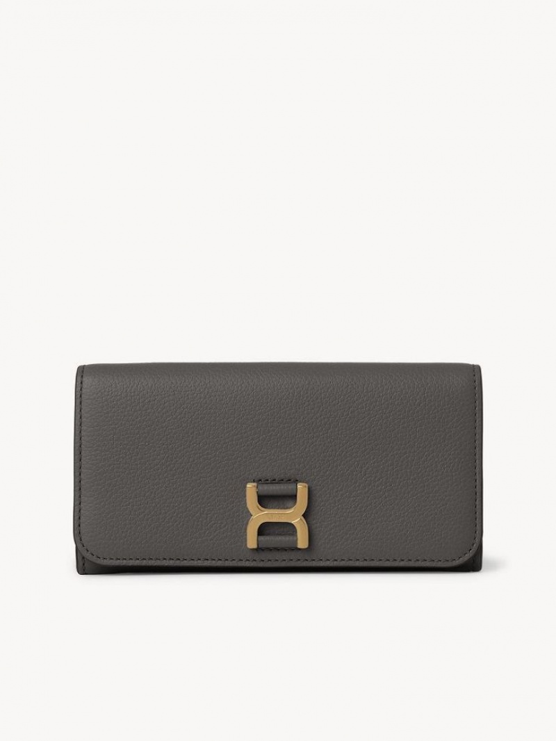 Chloe Marcie With Flap Suuri lompakko Harmaat | CHE-SR14301