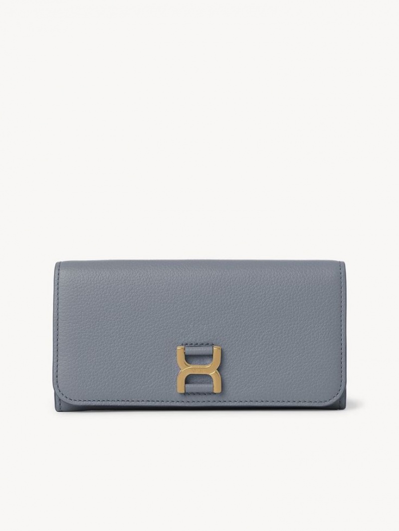 Chloe Marcie With Flap Suuri lompakko Sininen | CHE-SR14302