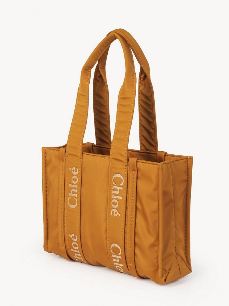 Chloe Medium Woody Kangaskassit Keltainen | CHE-SR13287