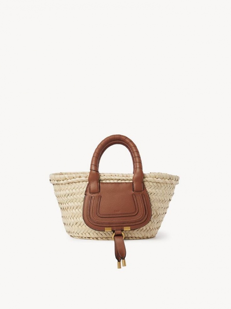 Chloe Mini Marcie Baskets Ruskea | CHE-SR13637