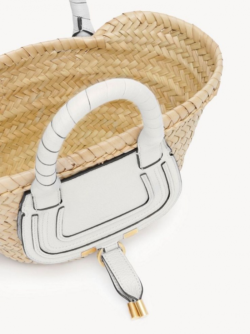 Chloe Mini Marcie Baskets Valkoinen | CHE-SR13631