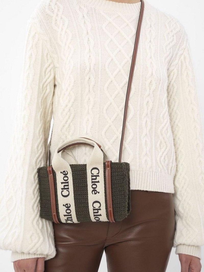 Chloe Mini Woody Crossbody Laukut Harmaat | CHE-SR13465