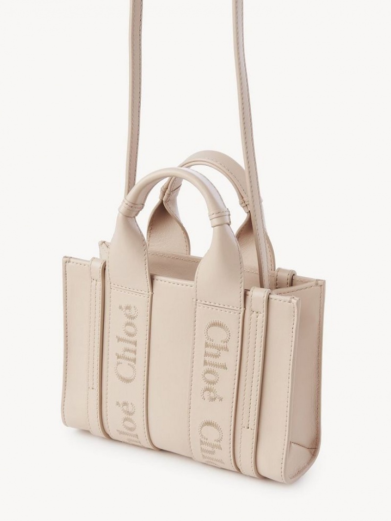 Chloe Mini Woody Crossbody Laukut Pinkki | CHE-SR13562