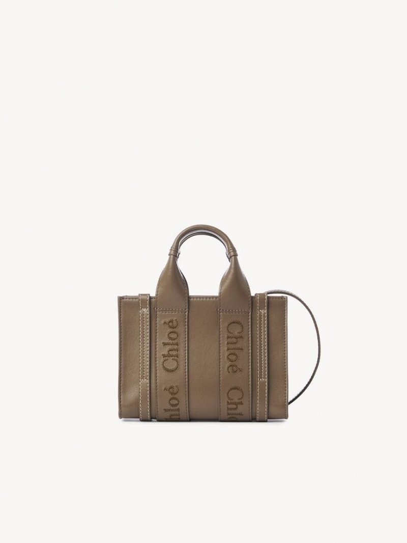 Chloe Mini Woody Crossbody Laukut Vihreä | CHE-SR13521