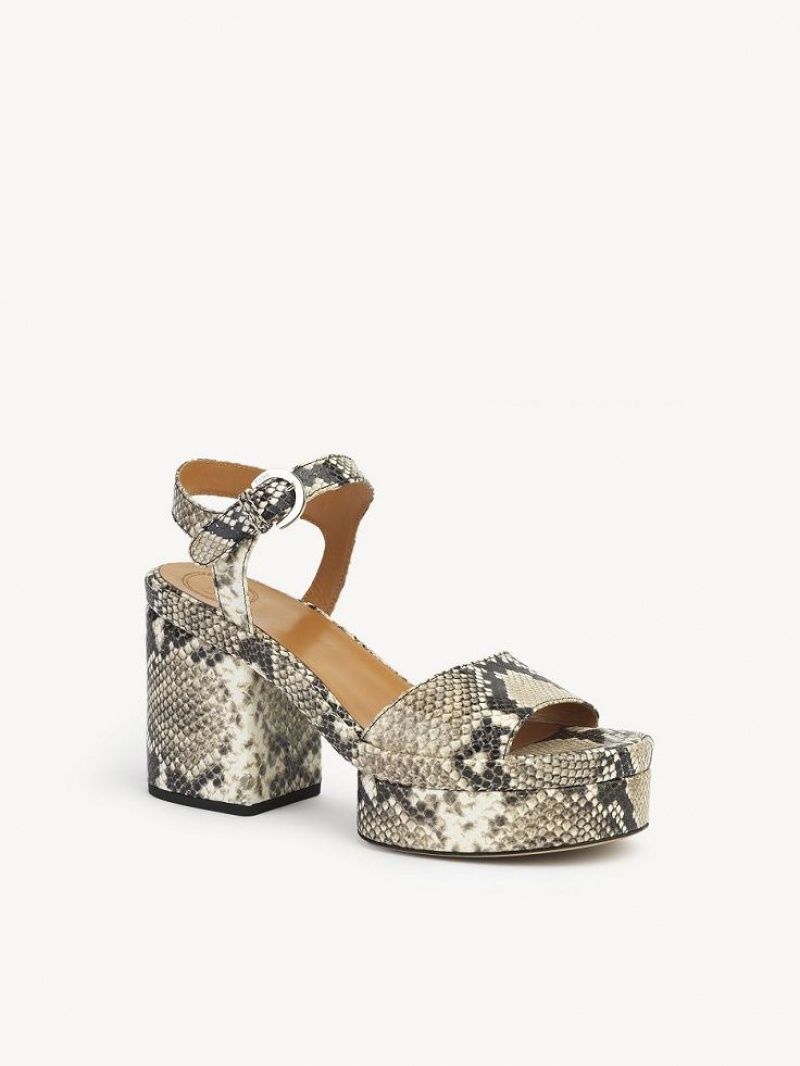 Chloe Odina High-heel Sandaalit Harmaat | CHE-SR14172