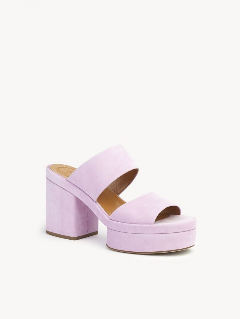 Chloe Odina High-heel Sandaalit Violetit | CHE-SR14183