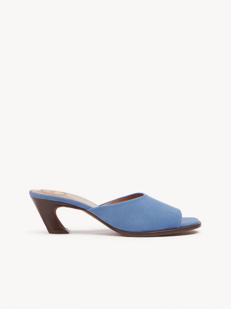 Chloe Oli High-heel Mule Syvä Sininen | CHE-SR14158