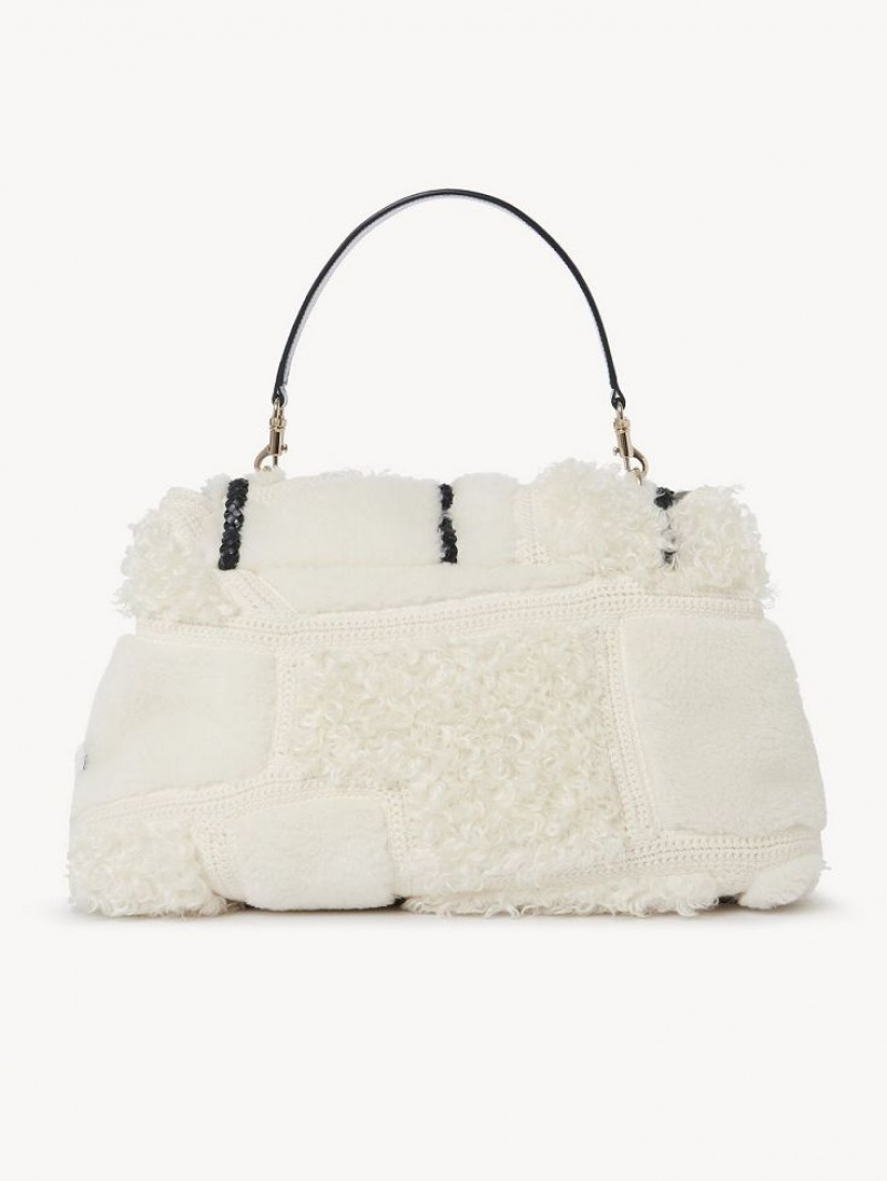 Chloe Penelope Large Soft Olkalaukku Valkoinen | CHE-SR13442