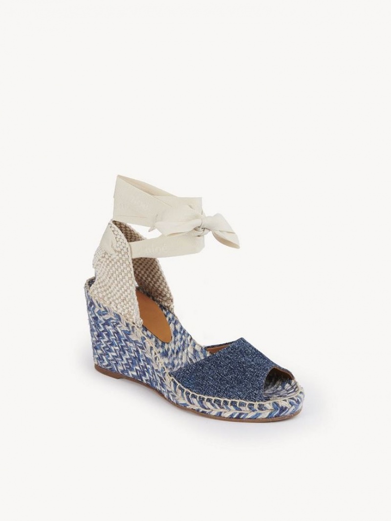 Chloe Piia Espadrille Sininen | CHE-SR14150