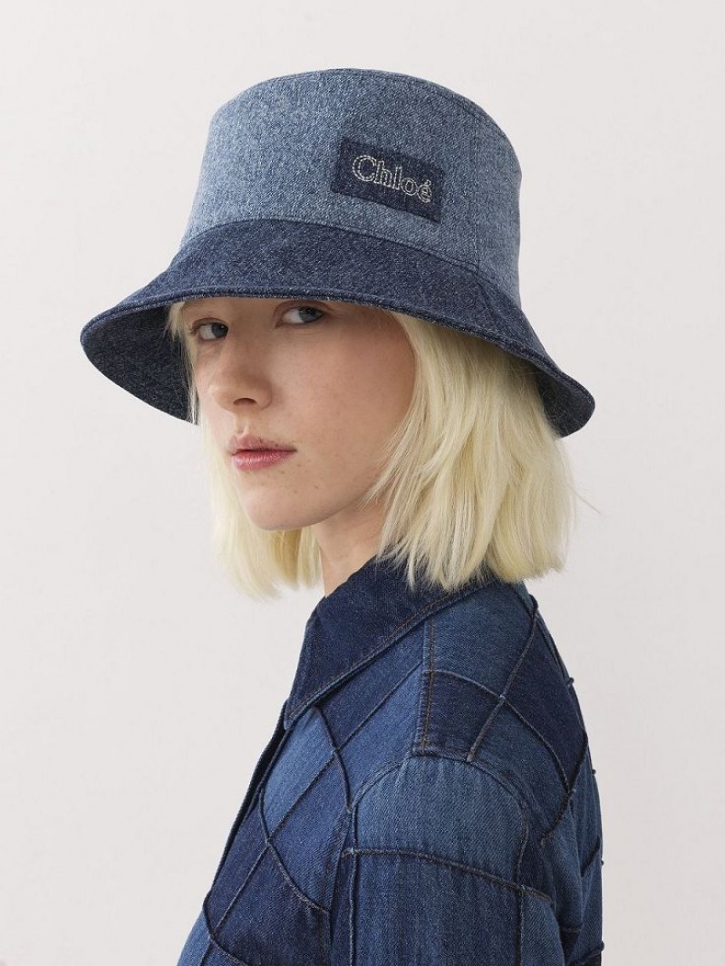 Chloe Romy Bucket Hatut Monivärinen Sininen | CHE-SR14492