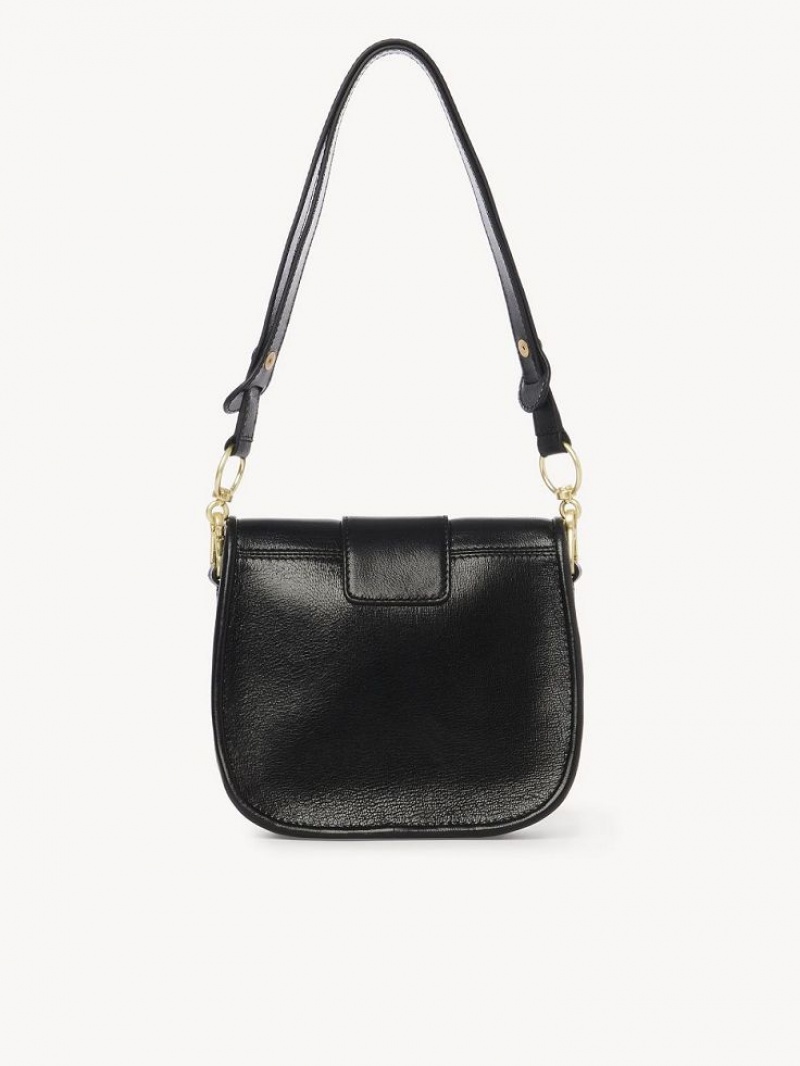 Chloe Saddie Satchel Olkalaukku Mustat | CHE-SR14631