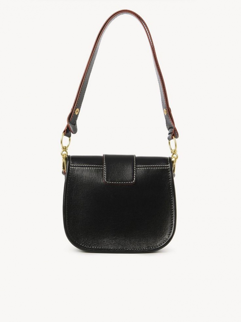 Chloe Saddie Satchel Olkalaukku Mustat | CHE-SR14665