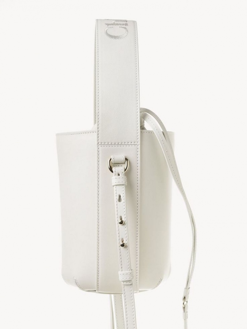 Chloe Sense Bucket Crossbody Laukut Valkoinen | CHE-SR13529