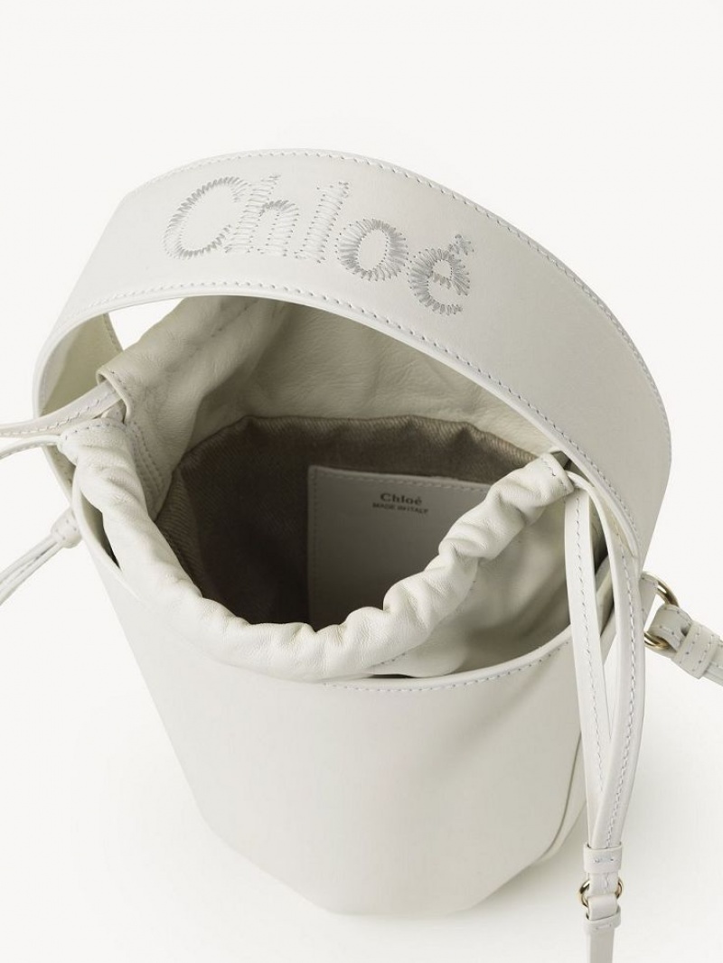 Chloe Sense Bucket Crossbody Laukut Valkoinen | CHE-SR13529