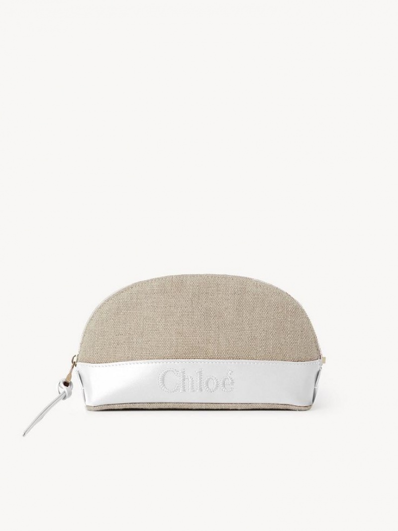 Chloe Sense Makeup Pouches Valkoinen | CHE-SR14326