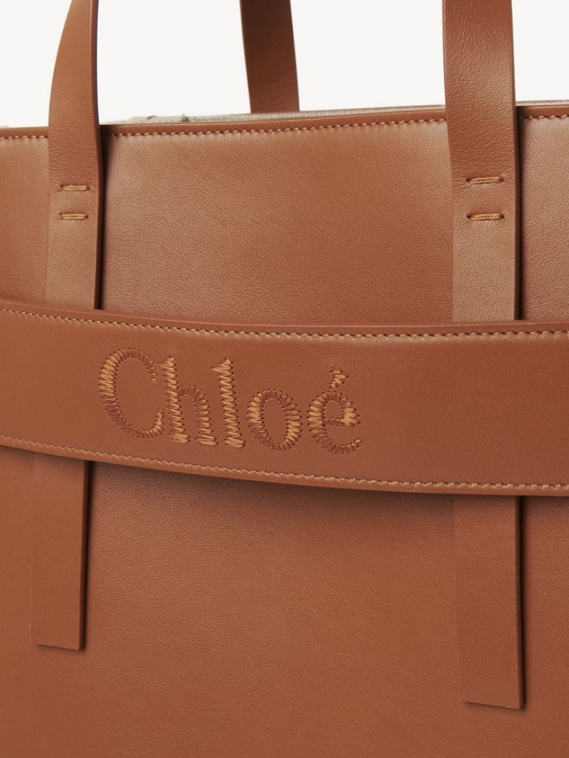 Chloe Sense Medium Olkalaukku Ruskea | CHE-SR13424