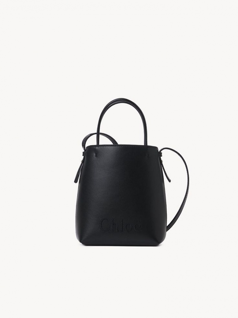 Chloe Sense Micro Crossbody Laukut Mustat | CHE-SR13582