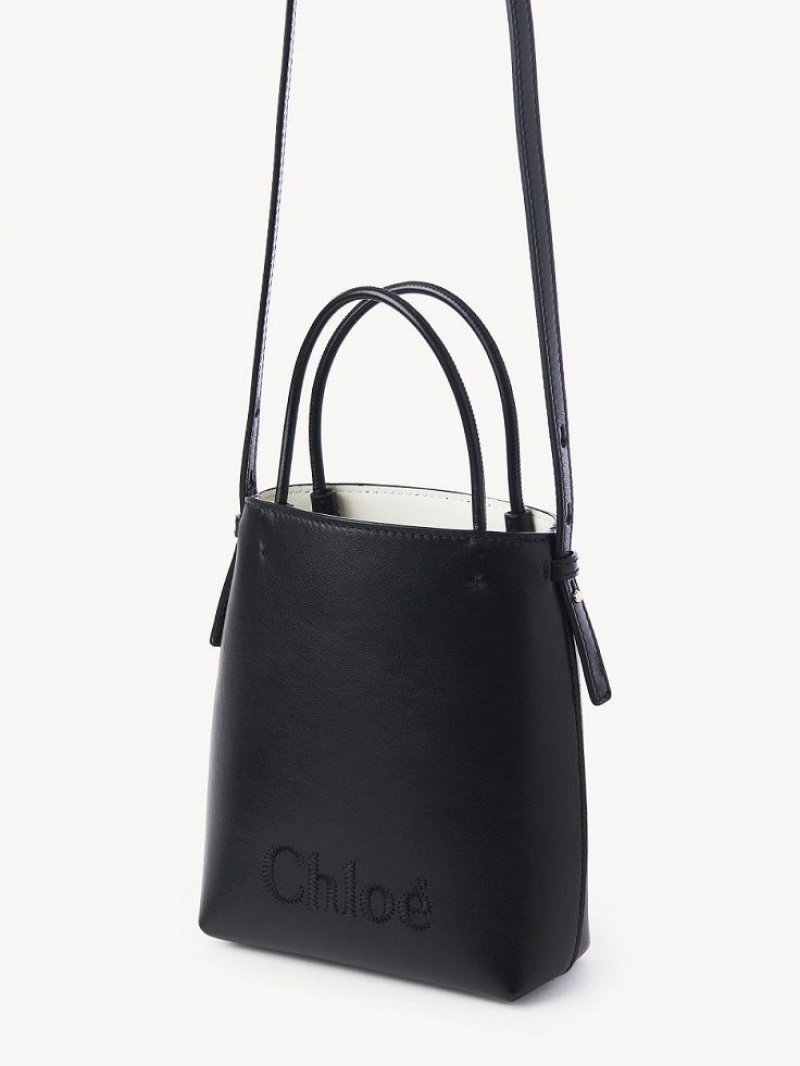 Chloe Sense Micro Crossbody Laukut Mustat | CHE-SR13582