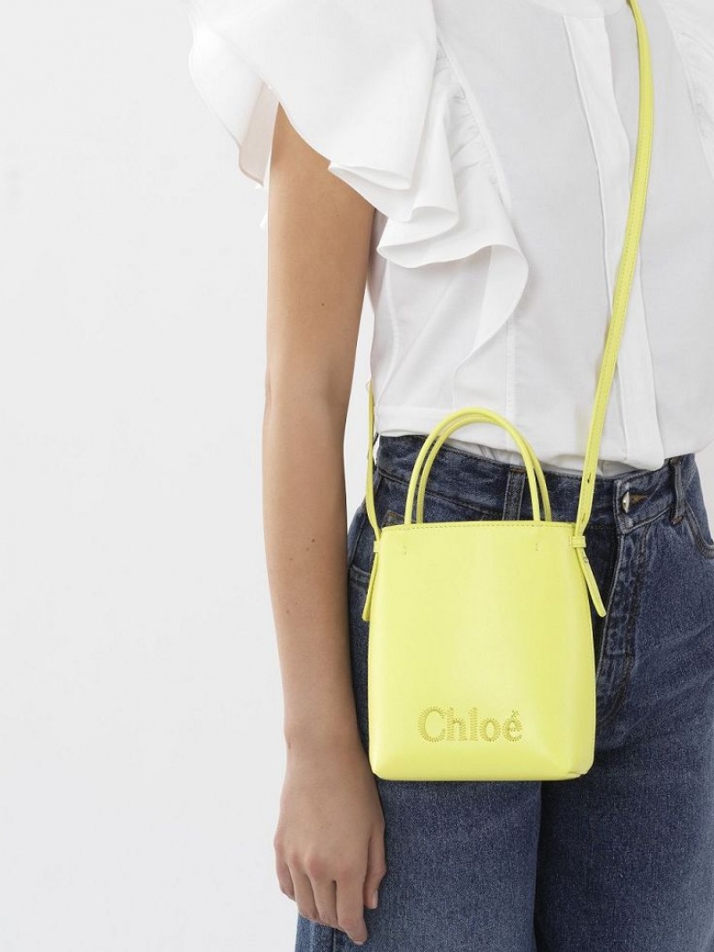 Chloe Sense Micro Olkalaukku Keltainen | CHE-SR13408