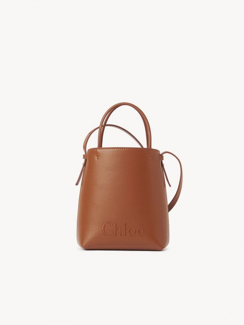 Chloe Sense Micro Olkalaukku Ruskea | CHE-SR13406