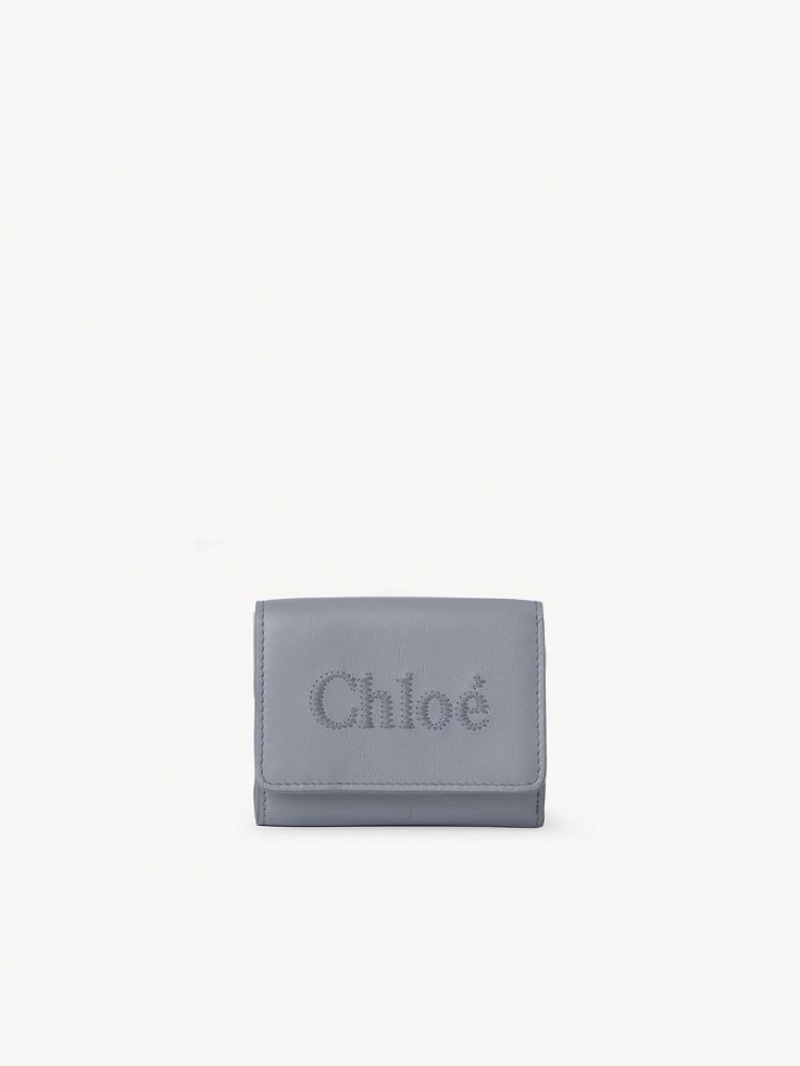 Chloe Sense Mini Tri-fold Pieni lompakko Sininen | CHE-SR14275