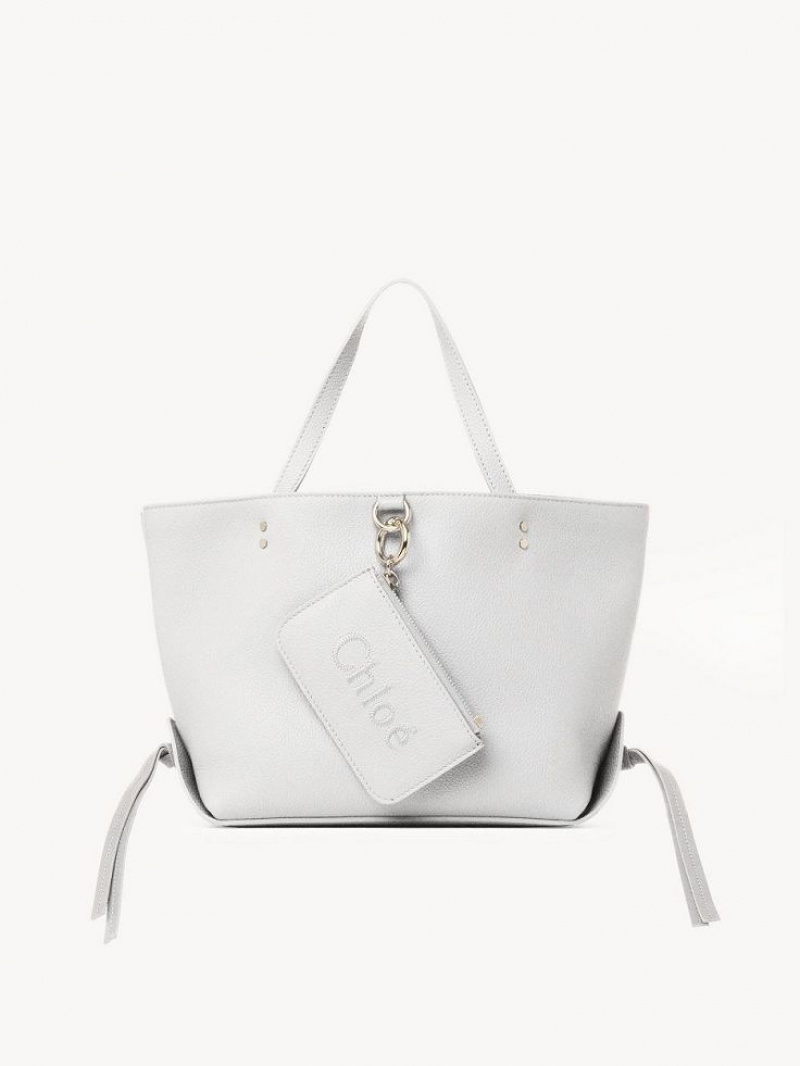 Chloe Sense Small East-west Kangaskassit Valkoinen | CHE-SR13328