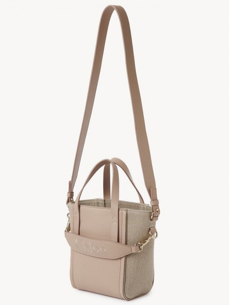 Chloe Sense Small Olkalaukku Beige | CHE-SR13418