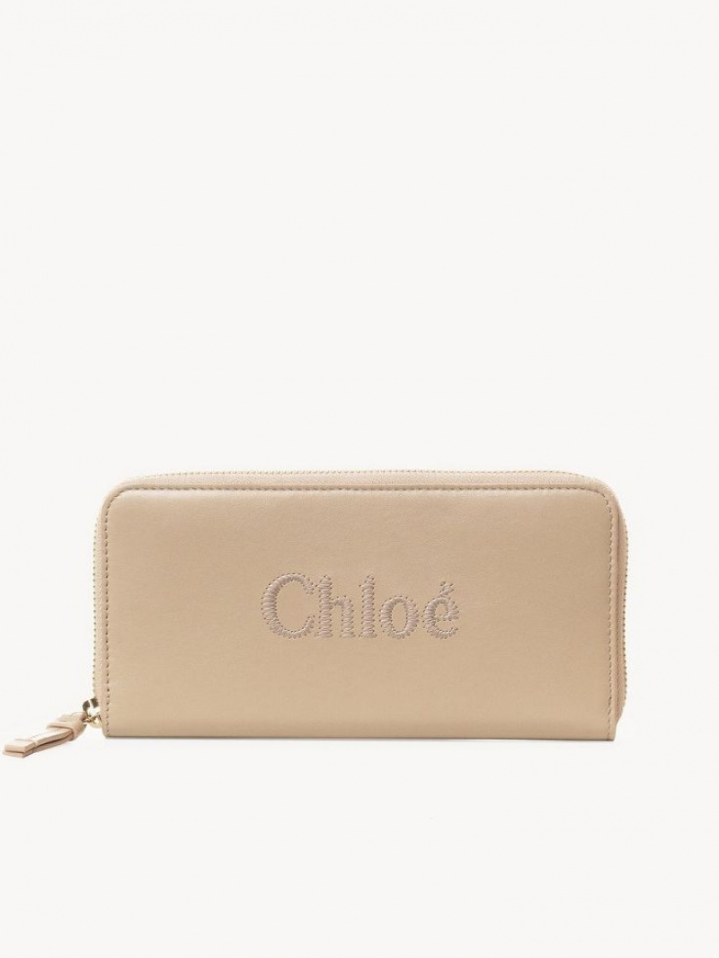 Chloe Sense Zippered Suuri lompakko Pinkki | CHE-SR14298