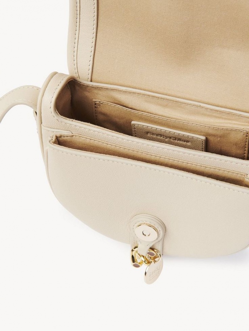 Chloe Small Mara Saddle Olkalaukku Beige | CHE-SR14628