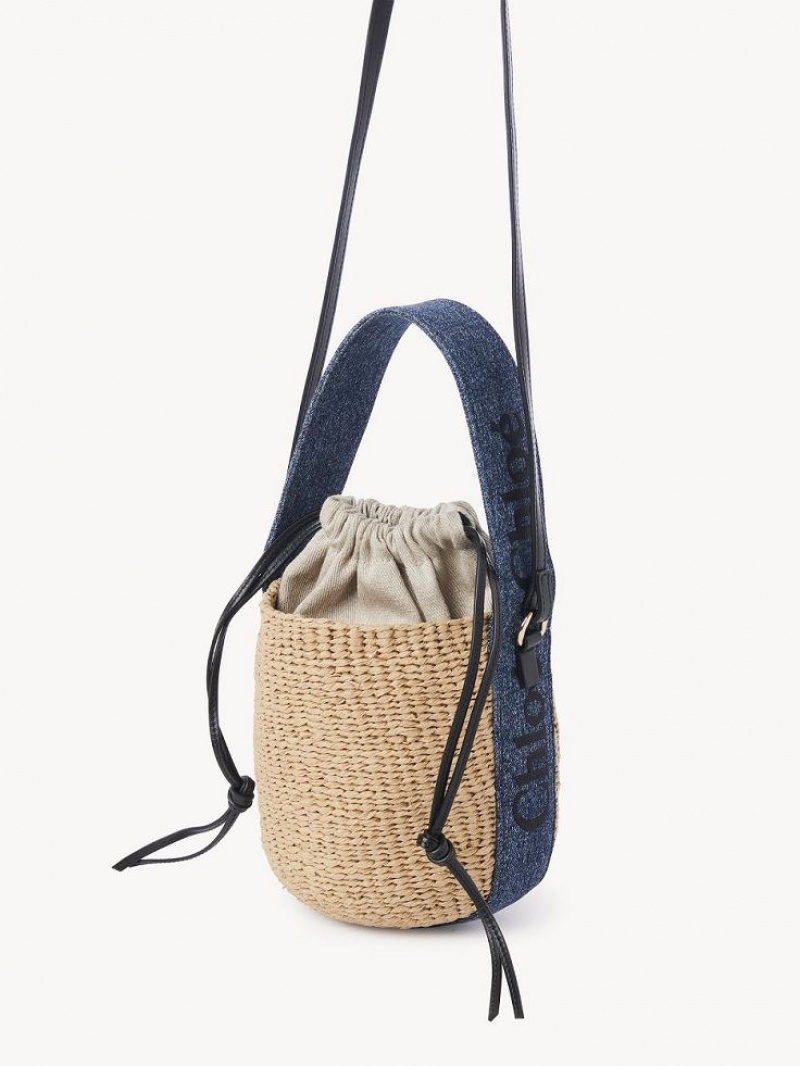 Chloe Small Woody Basket Crossbody Laukut Sininen | CHE-SR13608