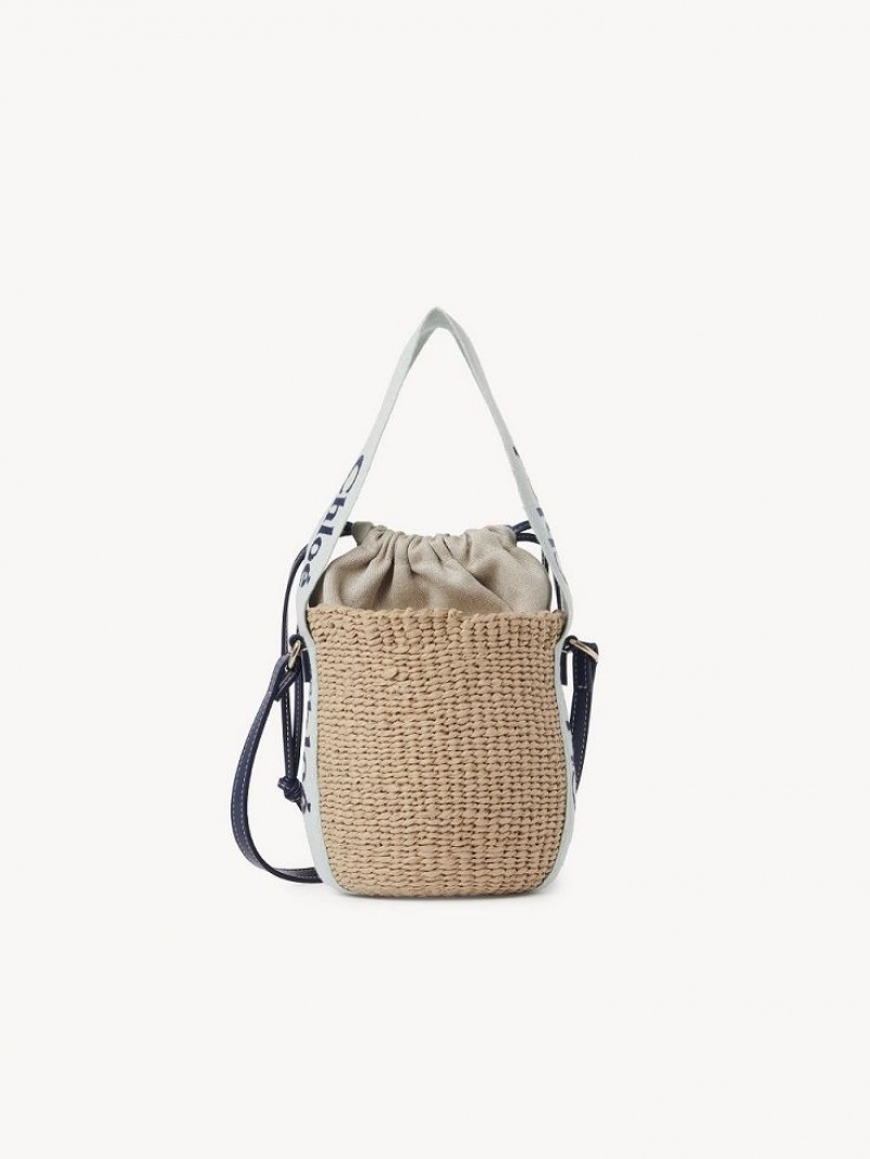 Chloe Small Woody Basket Crossbody Laukut Vihreä Sininen | CHE-SR13617