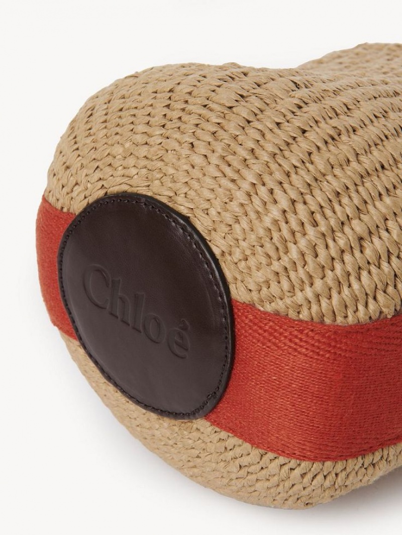 Chloe Small Woody Baskets Oranssi Oranssi | CHE-SR13645