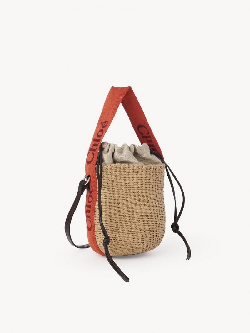 Chloe Small Woody Baskets Oranssi Oranssi | CHE-SR13645