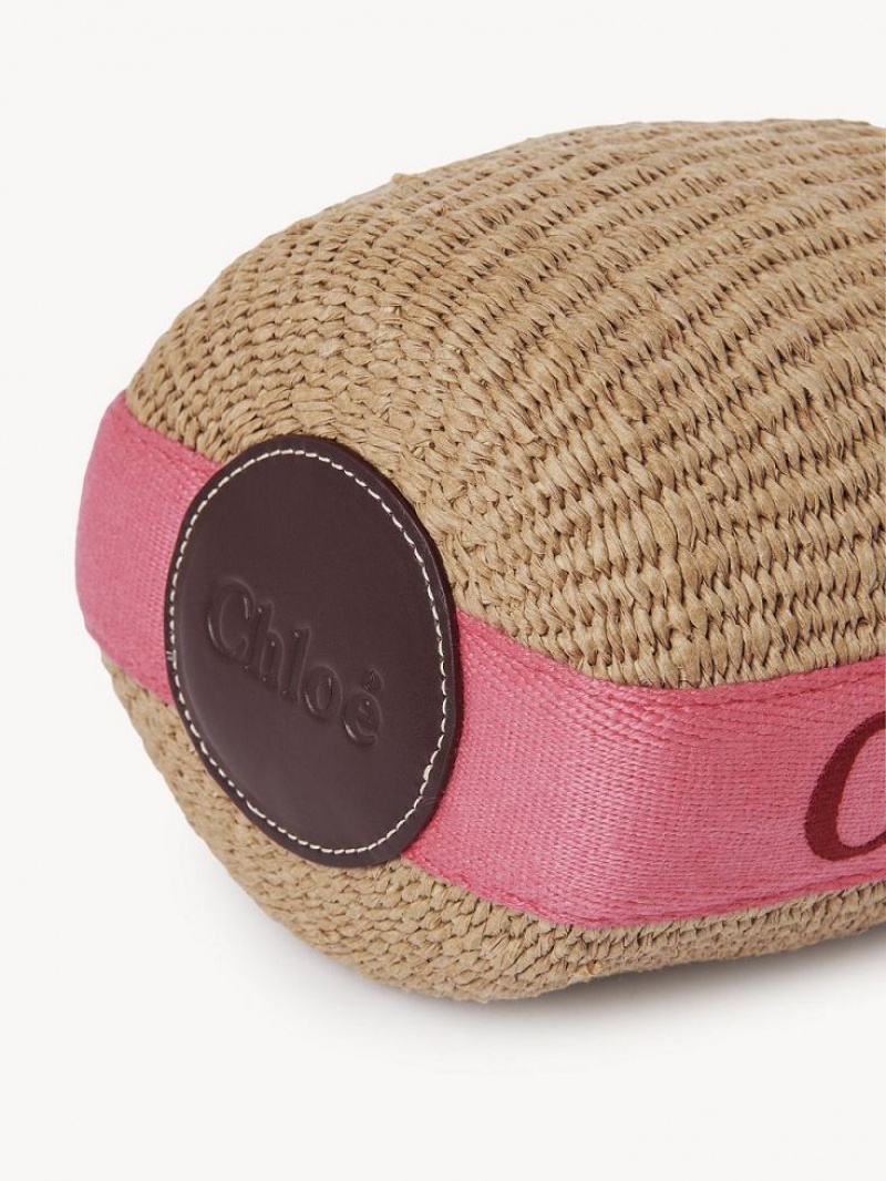 Chloe Small Woody Baskets Pinkki Punainen | CHE-SR13652