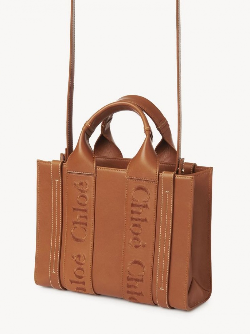 Chloe Small Woody Crossbody Laukut Ruskea | CHE-SR13535