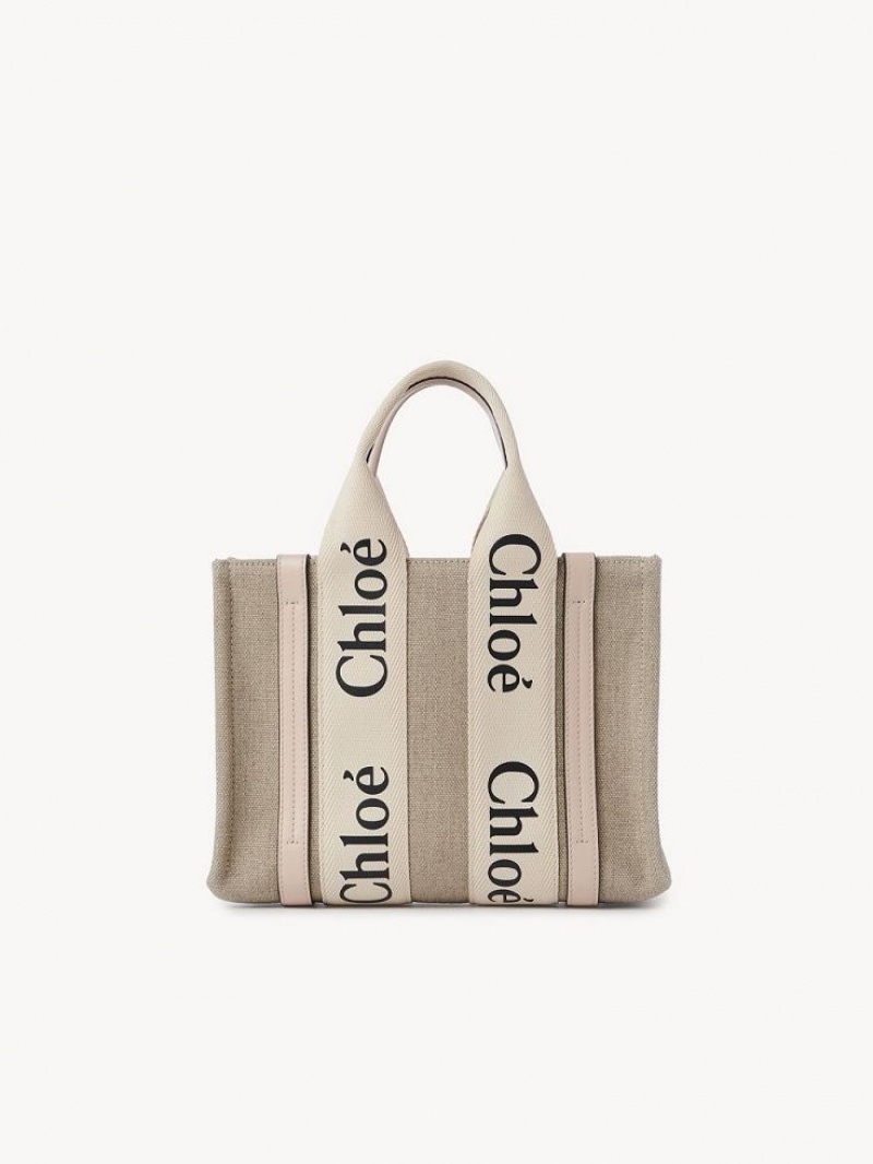 Chloe Small Woody Kangaskassit Pinkki | CHE-SR13392