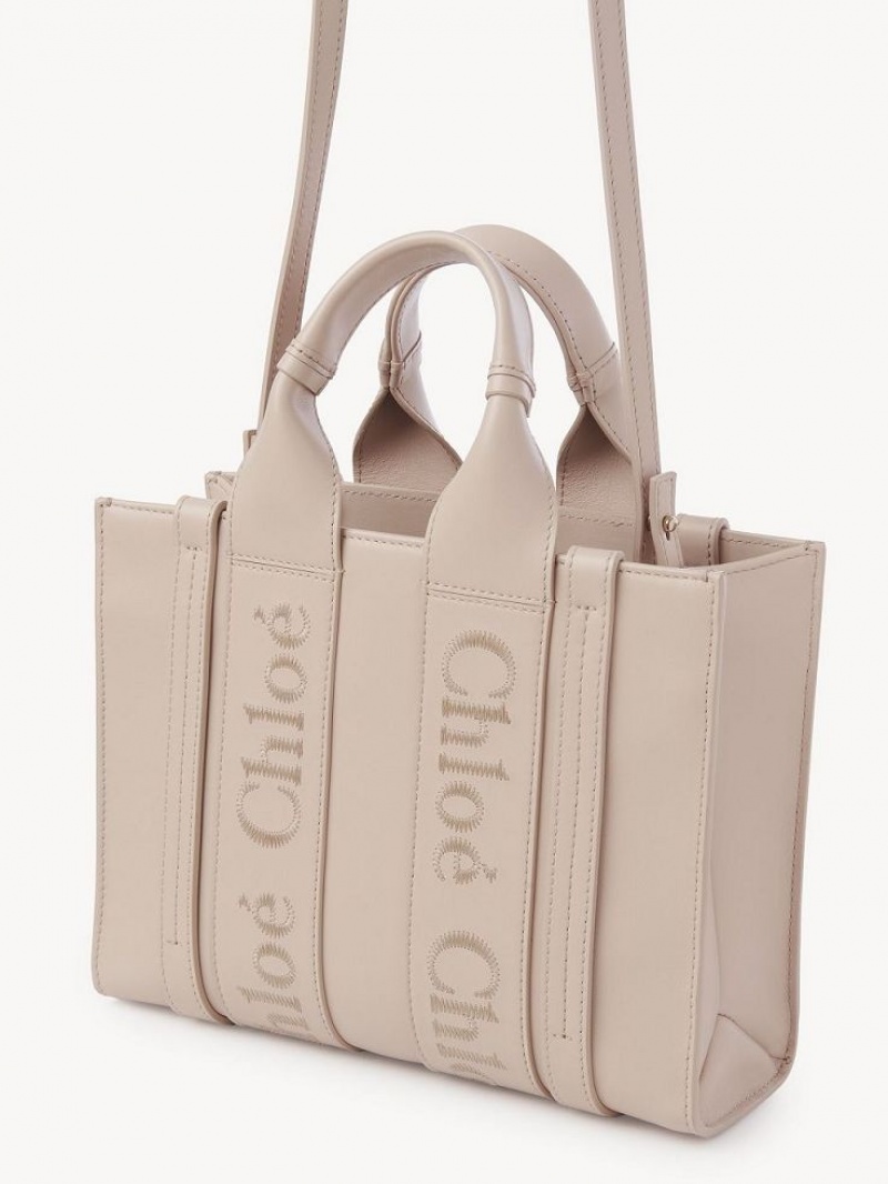 Chloe Small Woody Kangaskassit Pinkki | CHE-SR13374