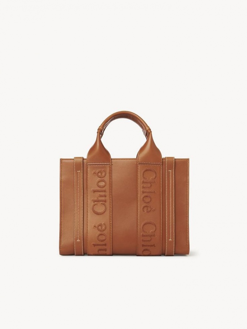 Chloe Small Woody Tote Mini Laukut Ruskea | CHE-SR13688