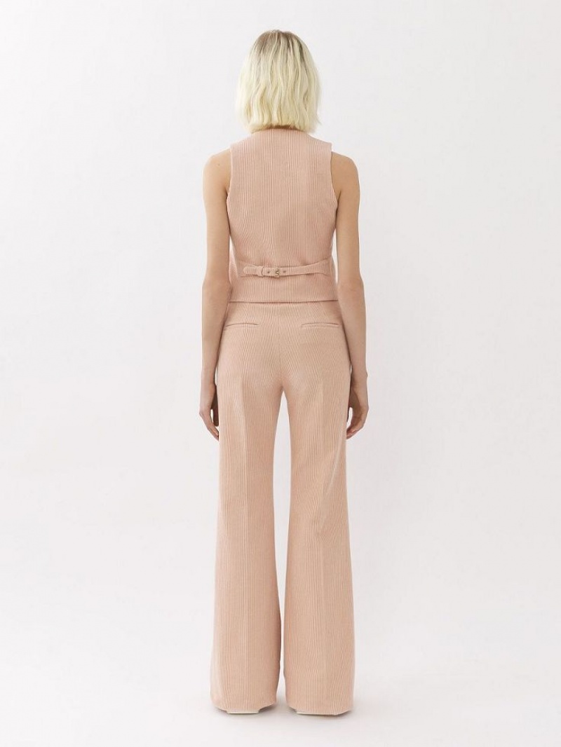 Chloe Tailored Housut Pinkki | CHE-SR14005