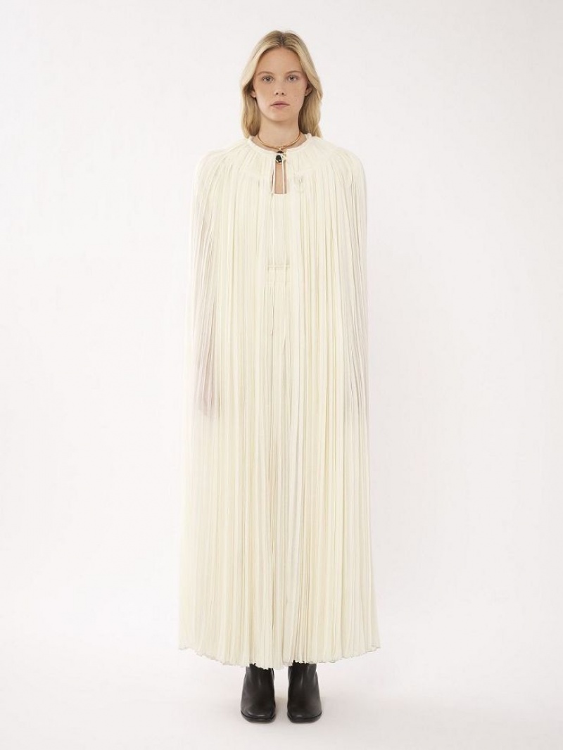 Chloe Tie-front Cape Takit Valkoinen | CHE-SR13813