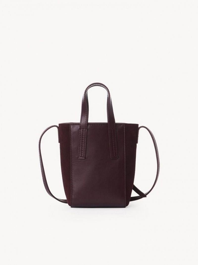 Chloe Tilda Tote Mini Laukut Viininpunainen | CHE-SR14750