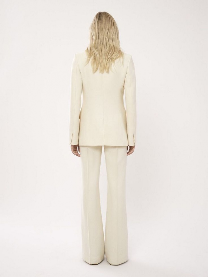 Chloe Two-button Tailored Takit Valkoinen | CHE-SR13775