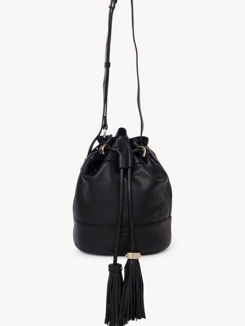 Chloe Vicki Bucket Mini Laukut Mustat | CHE-SR14736