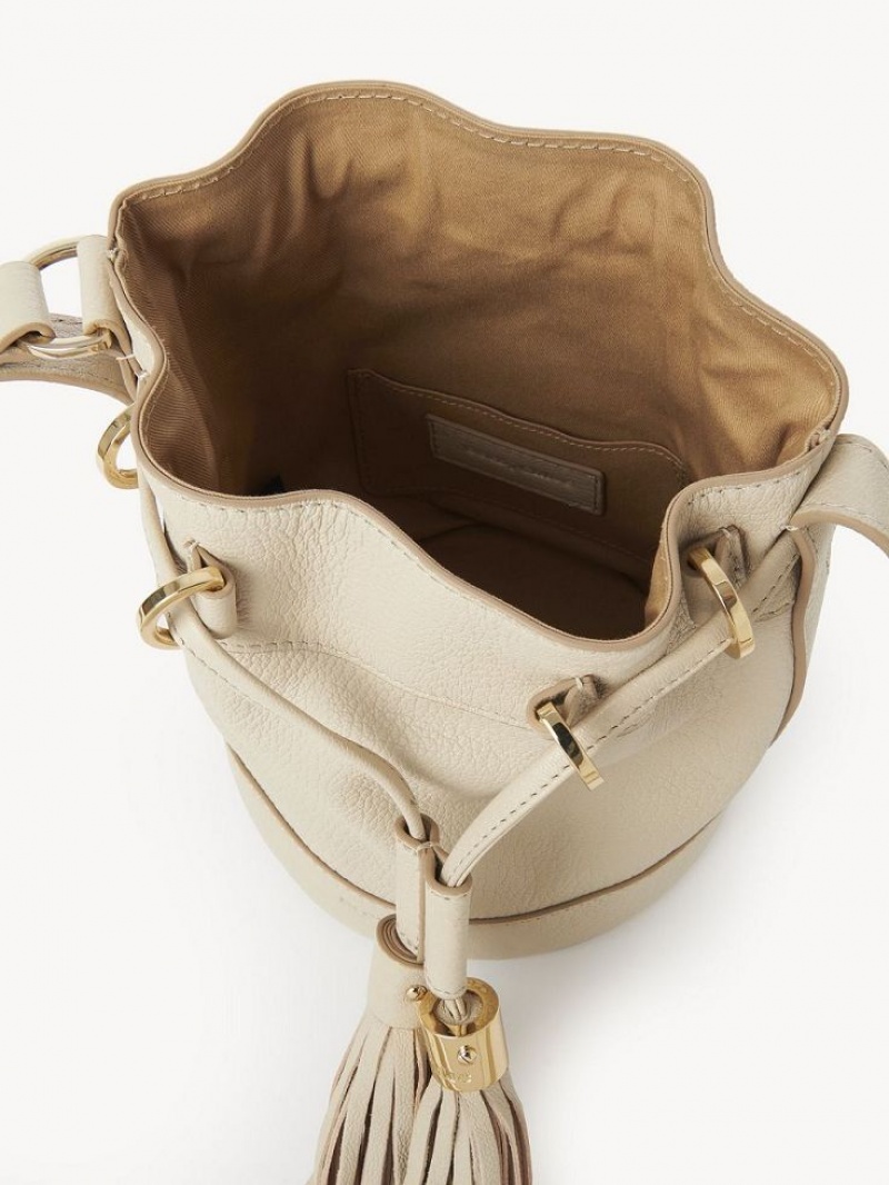 Chloe Vicki Small Bucket Mini Laukut Beige | CHE-SR14749