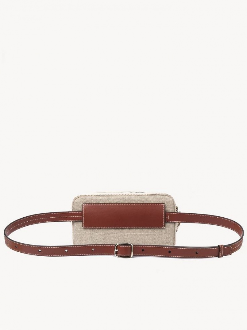 Chloe Woody Belt Crossbody Laukut Ruskea | CHE-SR13607