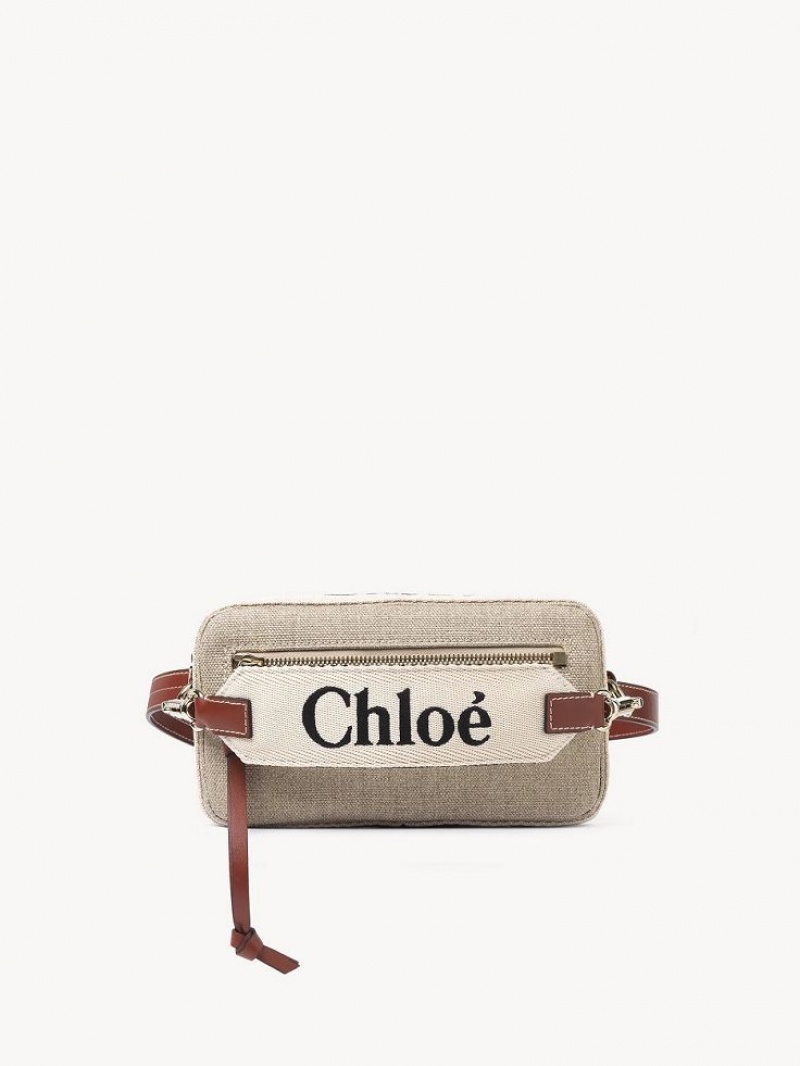 Chloe Woody Belt Crossbody Laukut Ruskea | CHE-SR13607