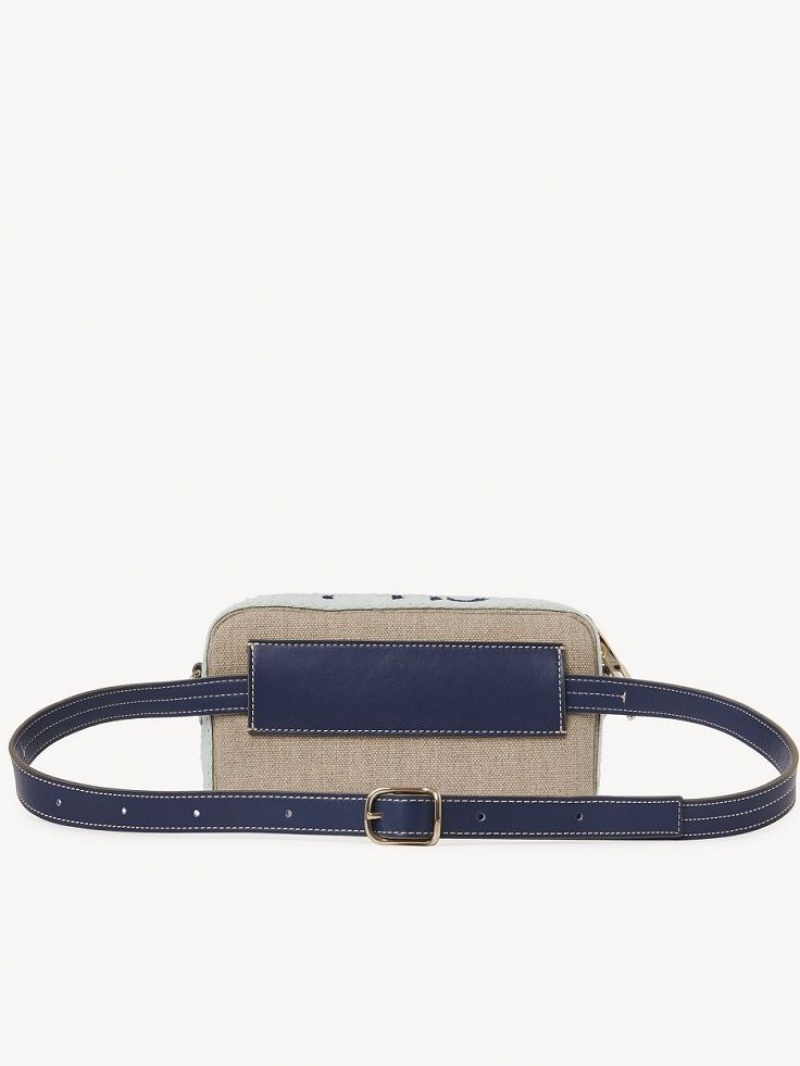 Chloe Woody Belt Crossbody Laukut Vihreä Sininen | CHE-SR13594