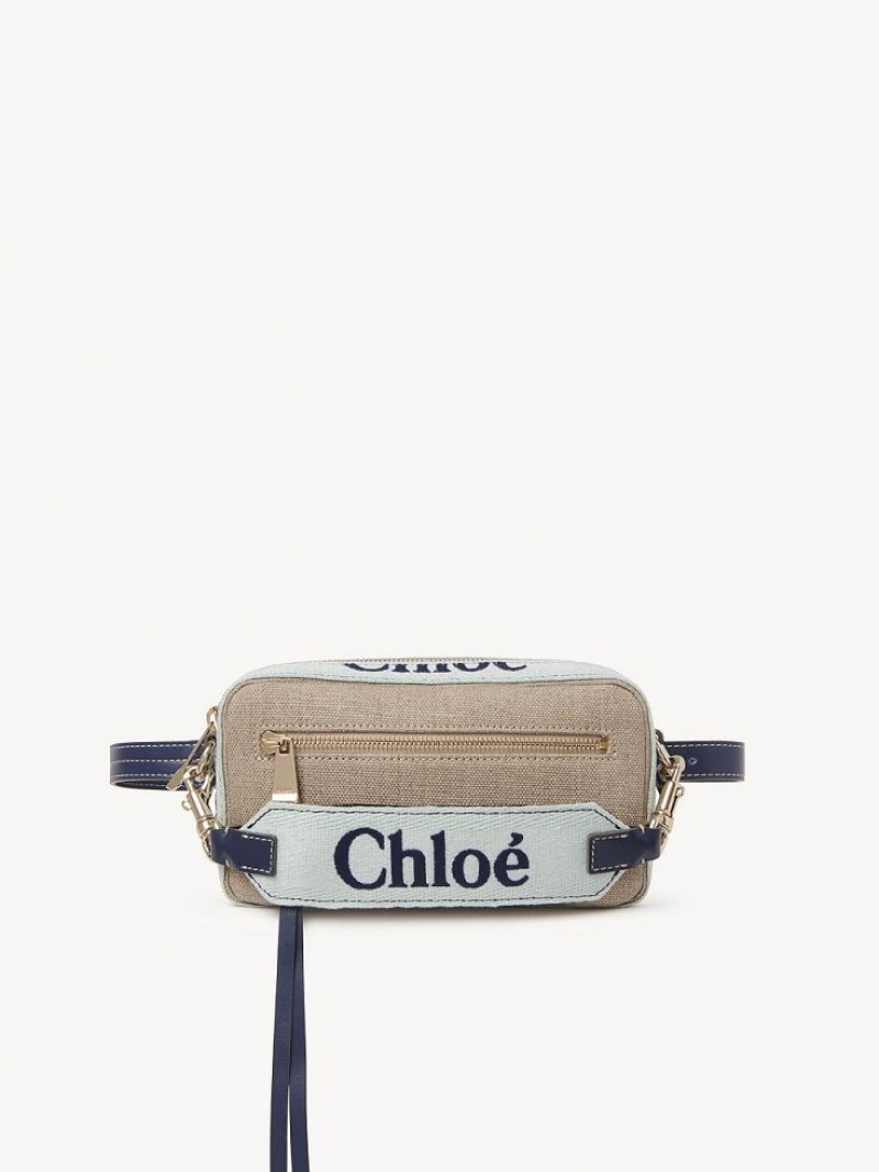 Chloe Woody Belt Crossbody Laukut Vihreä Sininen | CHE-SR13594