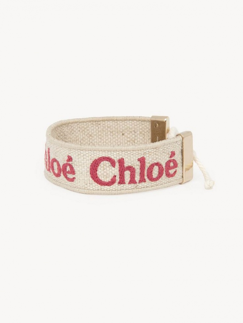 Chloe Woody Rannekorut Beige Pinkki | CHE-SR14445